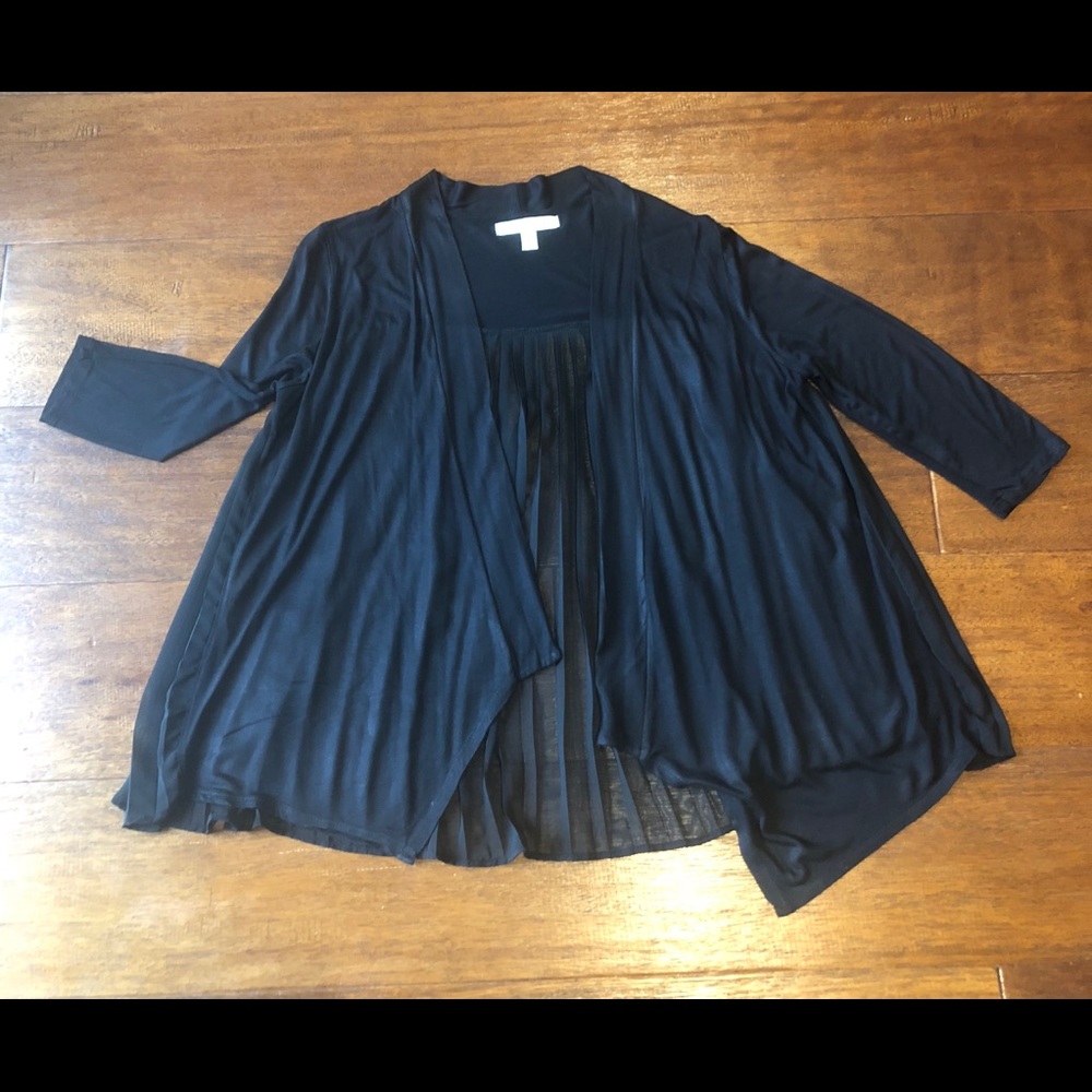 Black long sleeve top